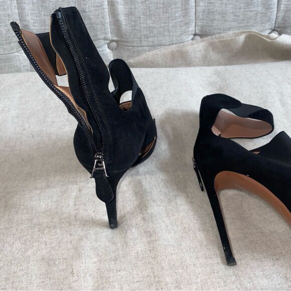 Authentic Alaïa Alaia Black Suede Bandage Stiletto Pumps Size 39 - Picture 4 of 7